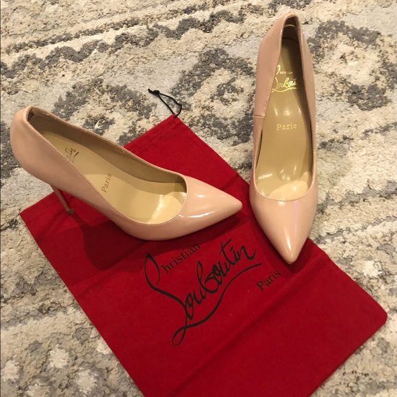Christian Louboutin “Decollete” 85mm Patent Leather Red Sole Pumps size euro 39 - Picture 15 of 15